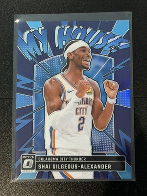 2024-25 Panini Donruss Optic - My House Shai Gilgeous-Alexander #6 Purple Prizm