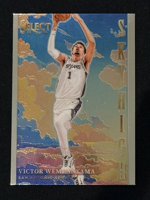 2024-25 Panini Select - Sky High Victor Wembanyama #11 Silver Prizm