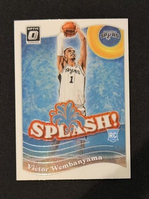 2023-24 Panini Donruss Optic Victor Wembanyama #6 Holo Silver Splash! RC Rookie