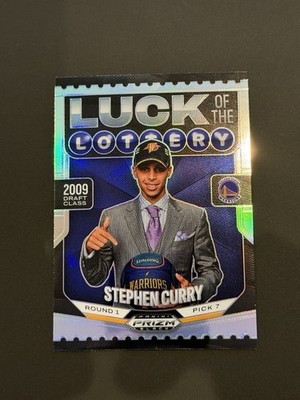 2024-25 Prizm Black Stephen Curry Luck of the Lottery Silver Prizm #12 Warriors