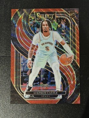 Stephon Castle 2024-25 Panini Select #175 Premier Level Rookie Red Wave 🔥🔥
