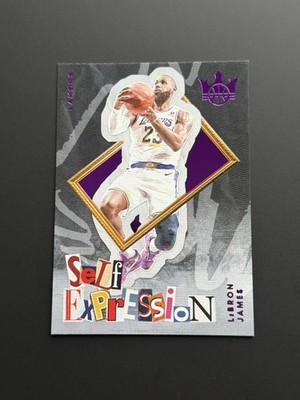 2024-25 LeBron James Court Kings Self Expression Violet /99 L.A. Lakers